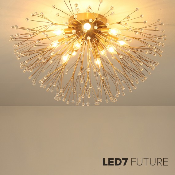 Loft Industry Modern - Pure Flower Brass Ceiling